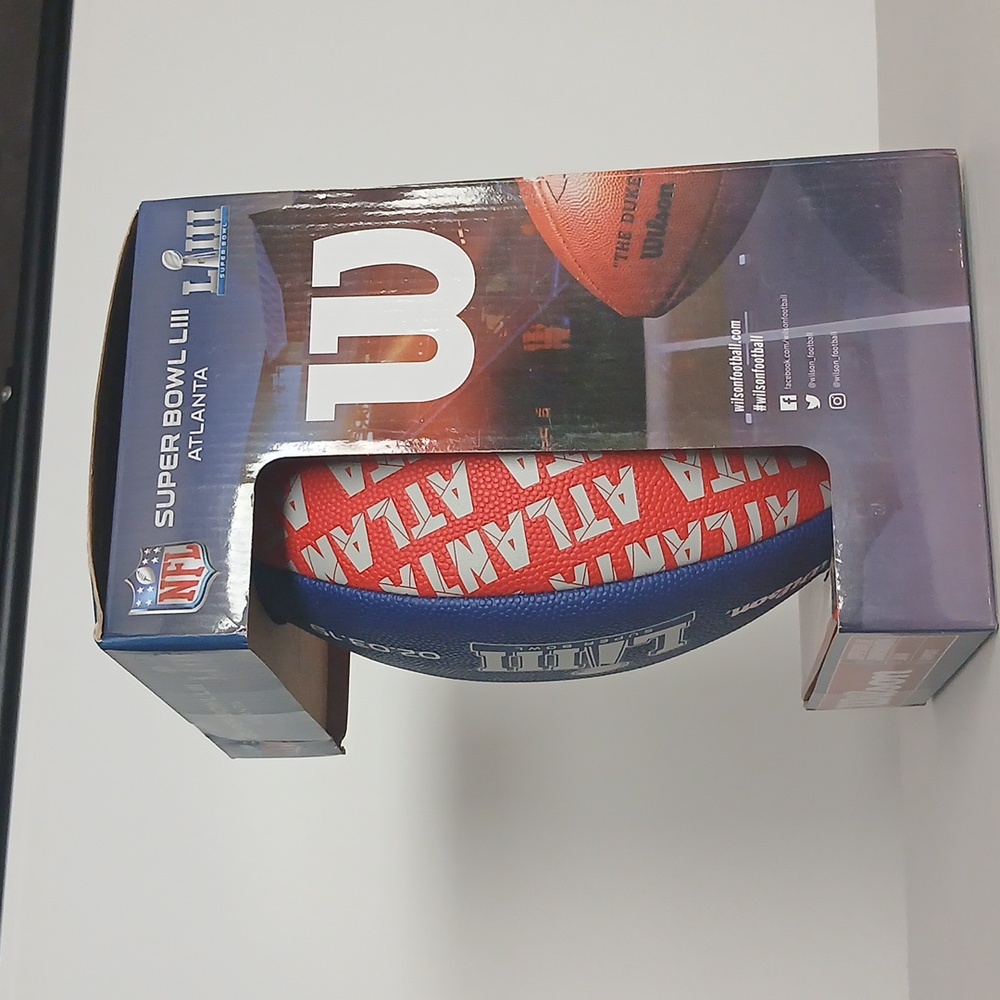 Wilson Super Bowl LIII Atlanta Commemorative Football - Picture 4 of 6